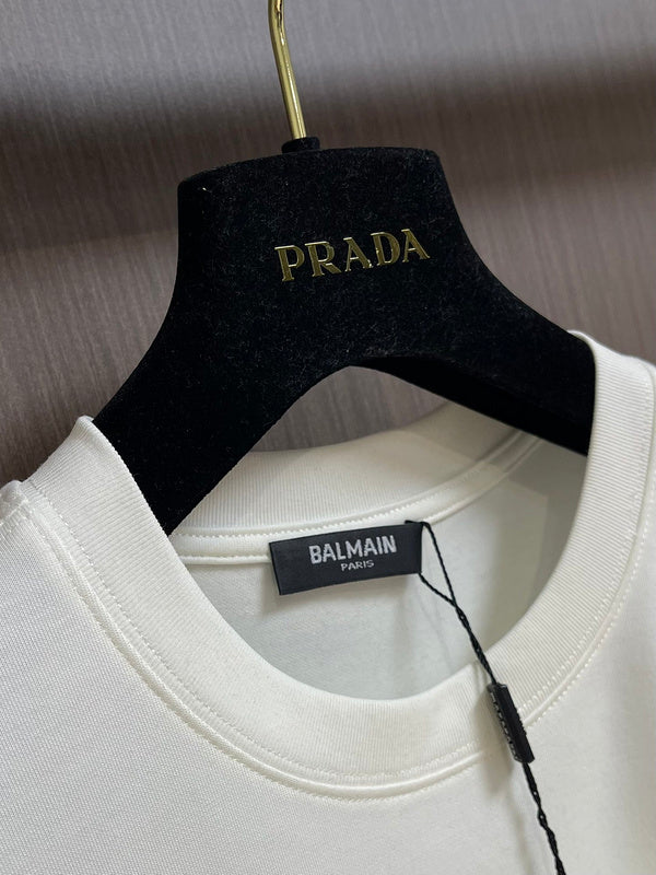 Balmain luxury designer clothing detail shot