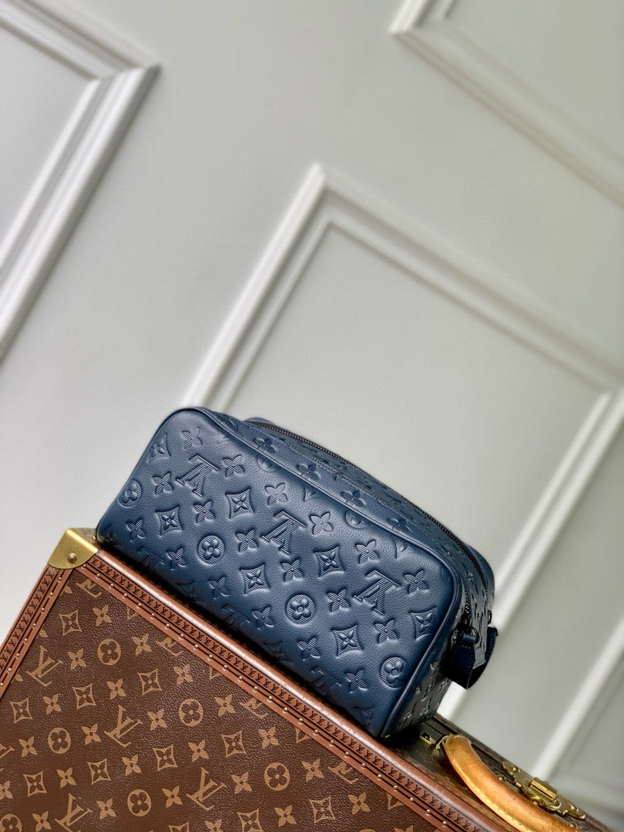Louis Vuitton Bags- Louis Vuitton Lou Dopp Kit Toiletry Bag Elegant Everyday Designer Handbag