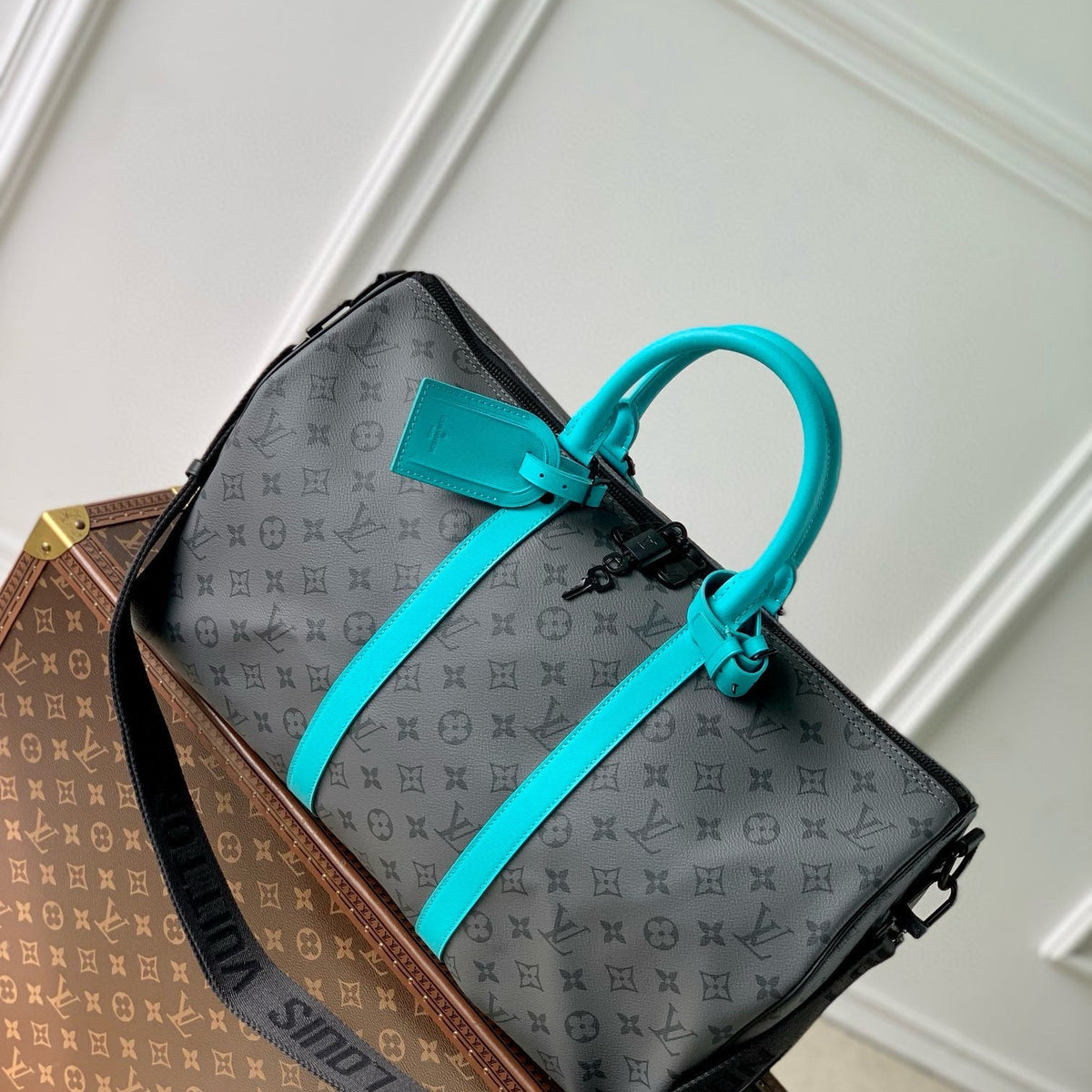 Louis Vuitton Bags- Louis Vuitton Lou Keepall 45 Bag Luxury Designer Leather Handbag