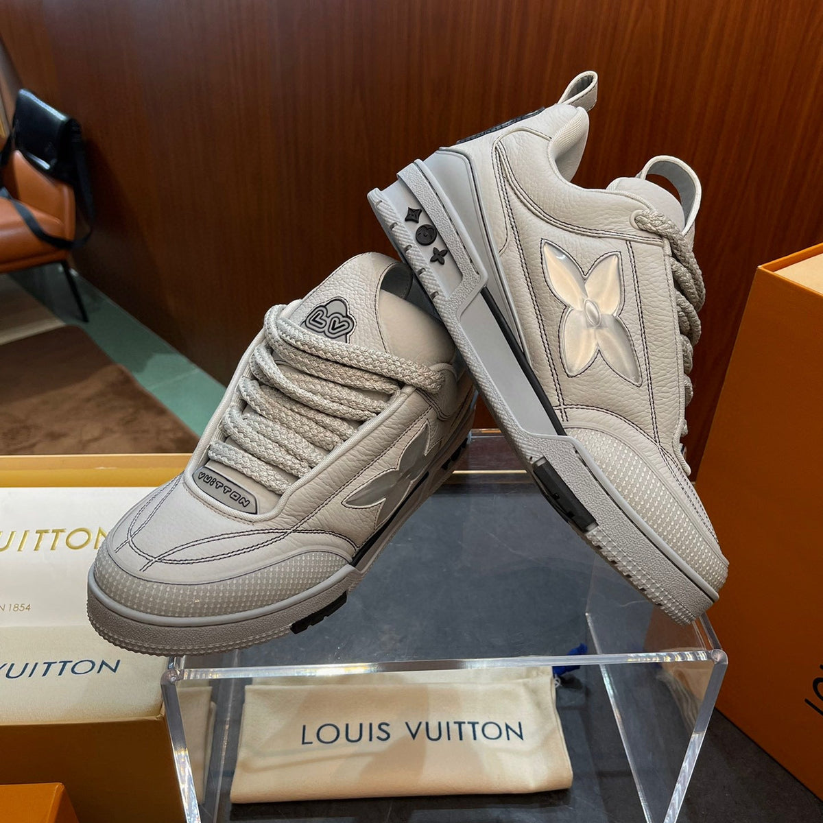 Louis Vuitton Shoes- Louis Vuitton Lou Trainers Premium Designer Casual Shoes