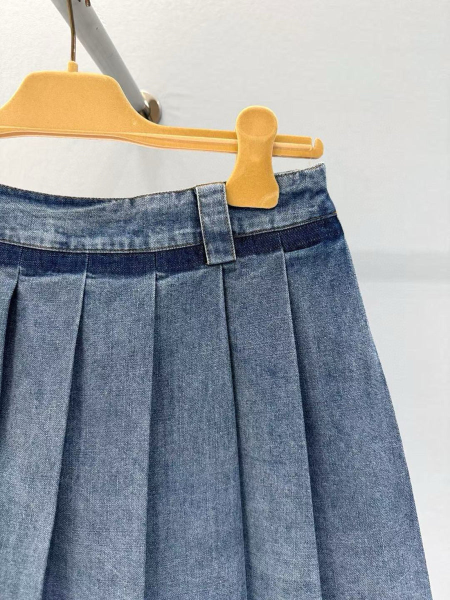 Skirts- Miu M Skirt Elegant Designer Casual Skirt