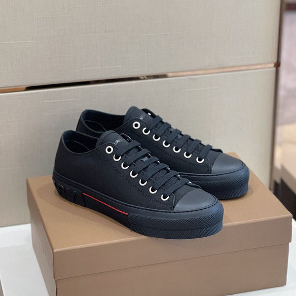 Burberry shoes Style 311 - front view, iconic logo design
