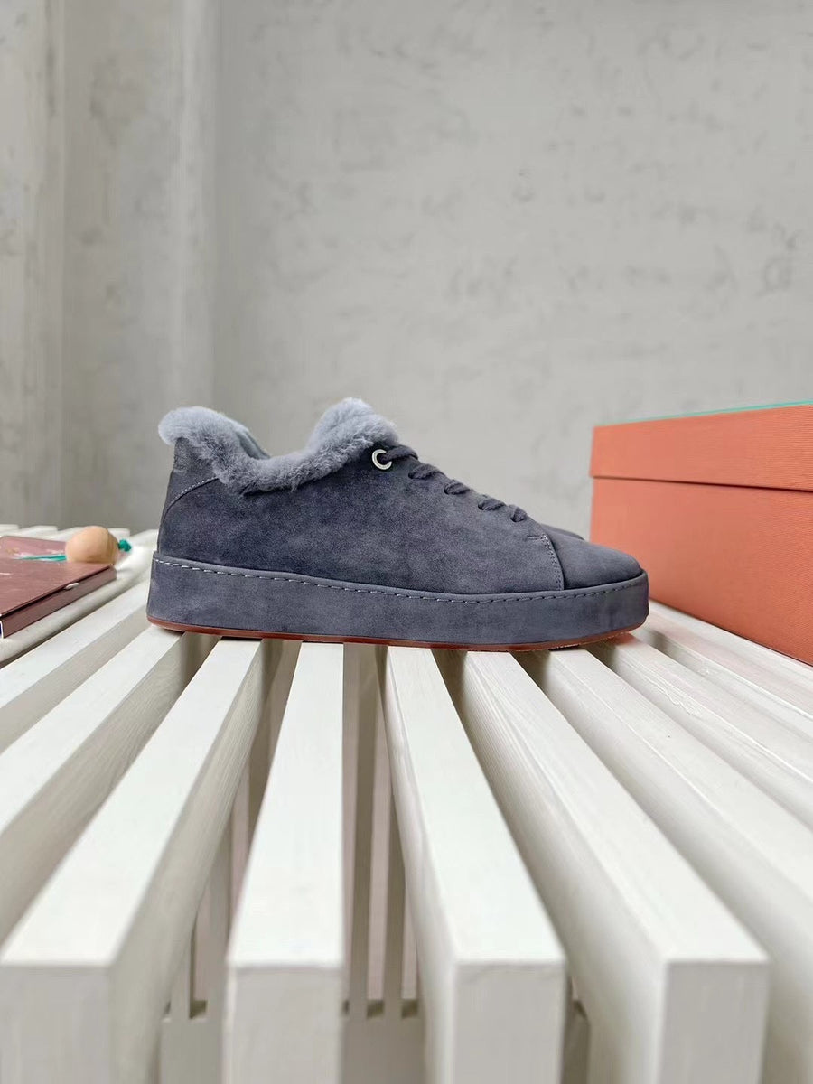 Shoes- Loro P Fur Nuages Sneakers Comfortable Everyday Designer Shoes