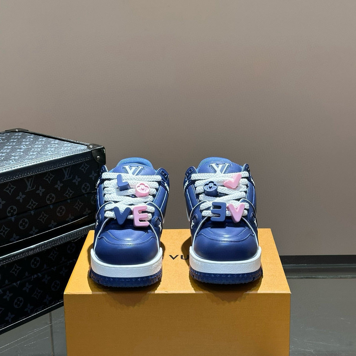 Louis Vuitton Shoes- Louis Vuitton Lou Trainers Premium Designer Casual Shoes