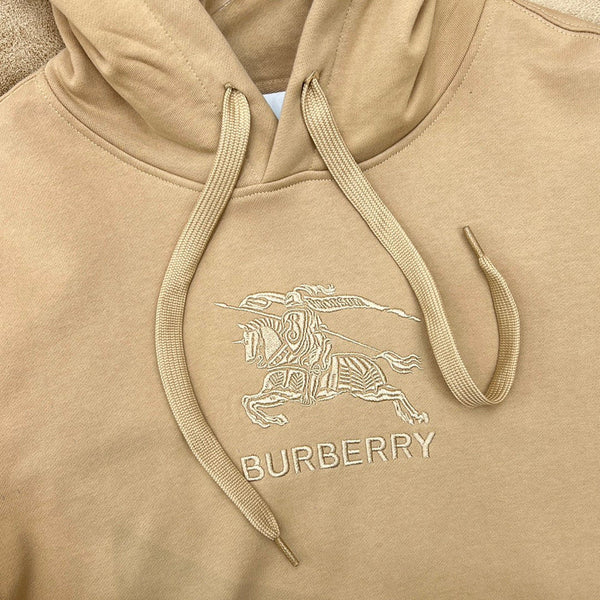Close-up of Burberry designer clothing craftsmanship