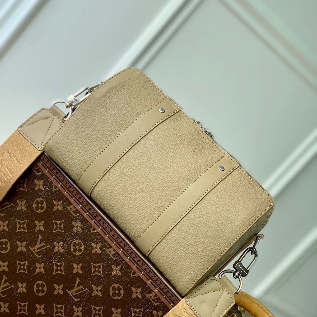 Louis Vuitton Bags- Louis Vuitton Lou City Keepall Bag Luxury Designer Leather Handbag