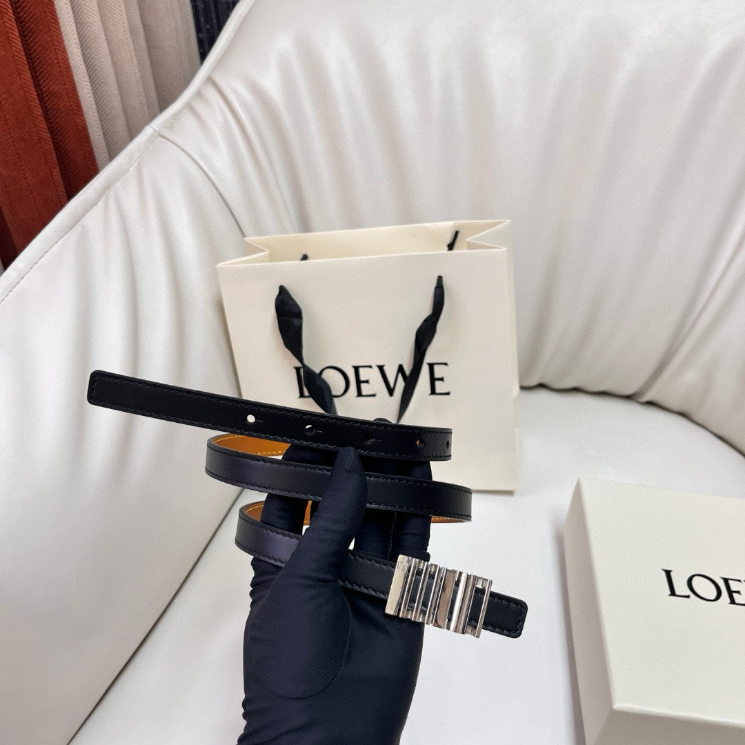 Belts- Loew Belt 1.5 Cm Premium Leather Designer Belt