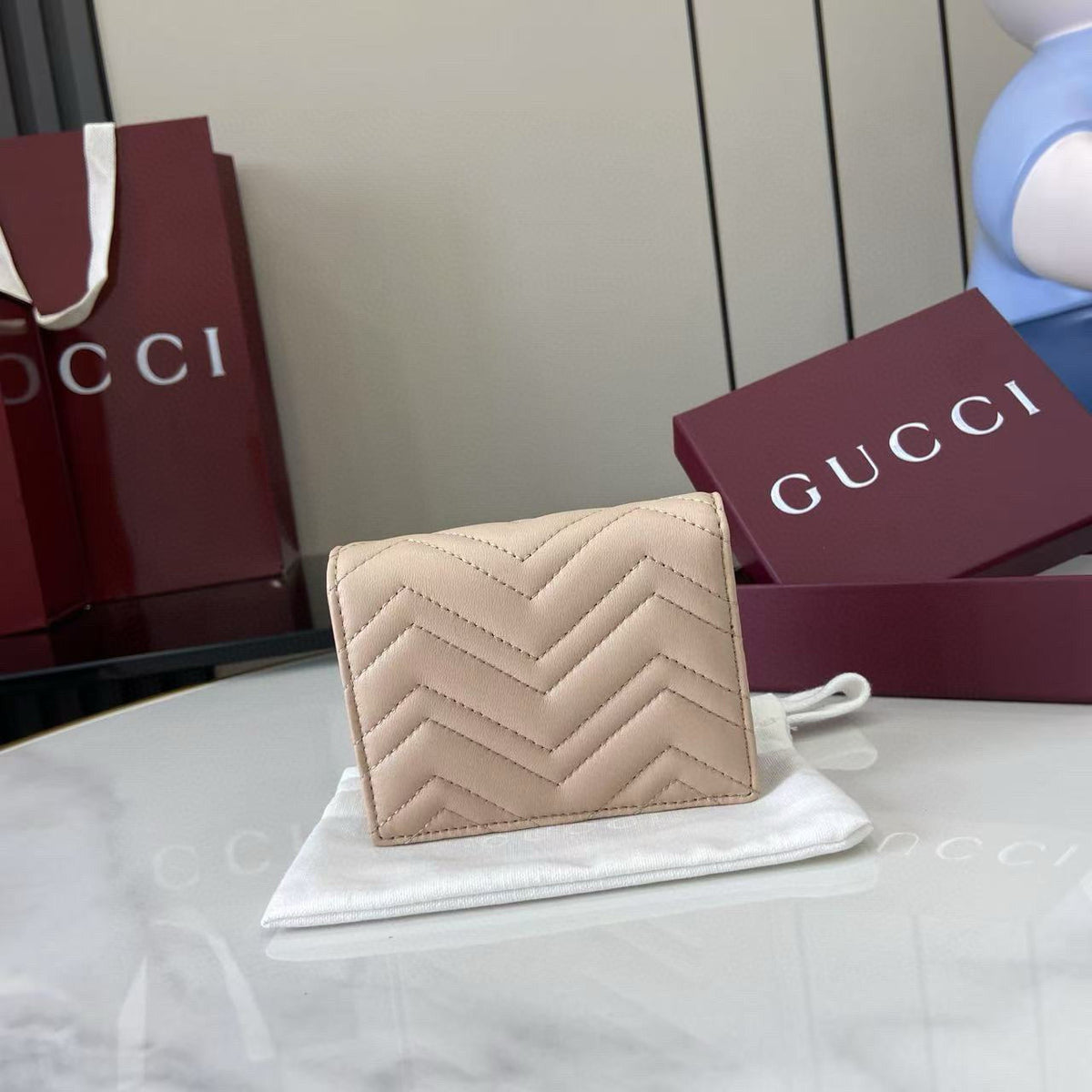 Gucci Wallets- Gucci Marmont Small Wallet Elegant Everyday Leather Wallet
