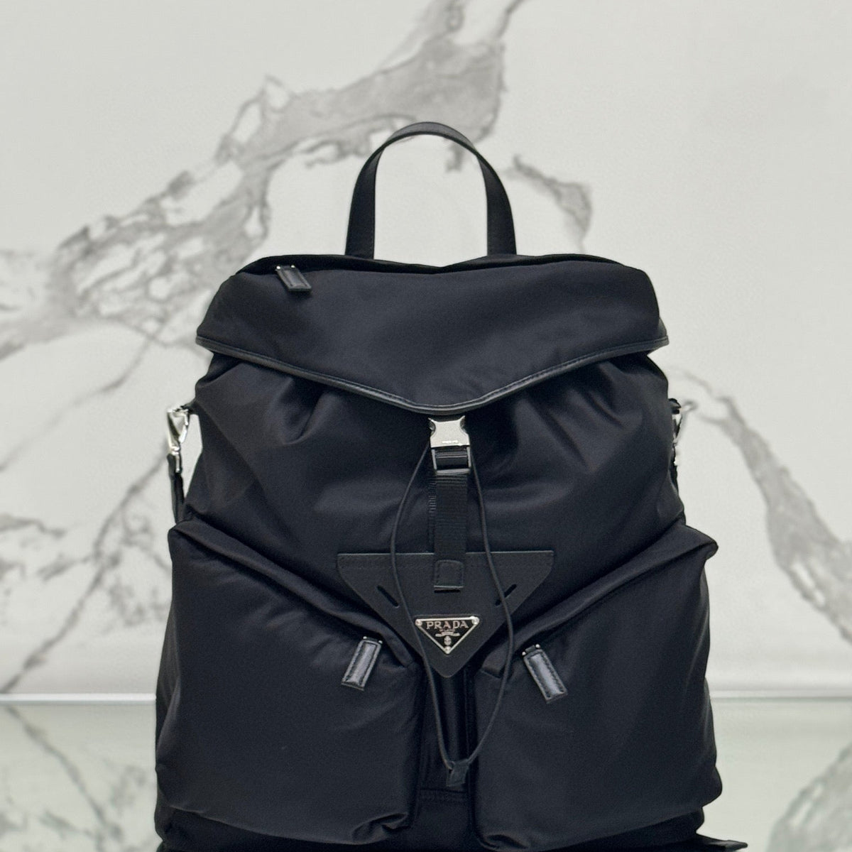 Bags- Pd Re-nylon Backpack Luxury Designer Leather Handbag