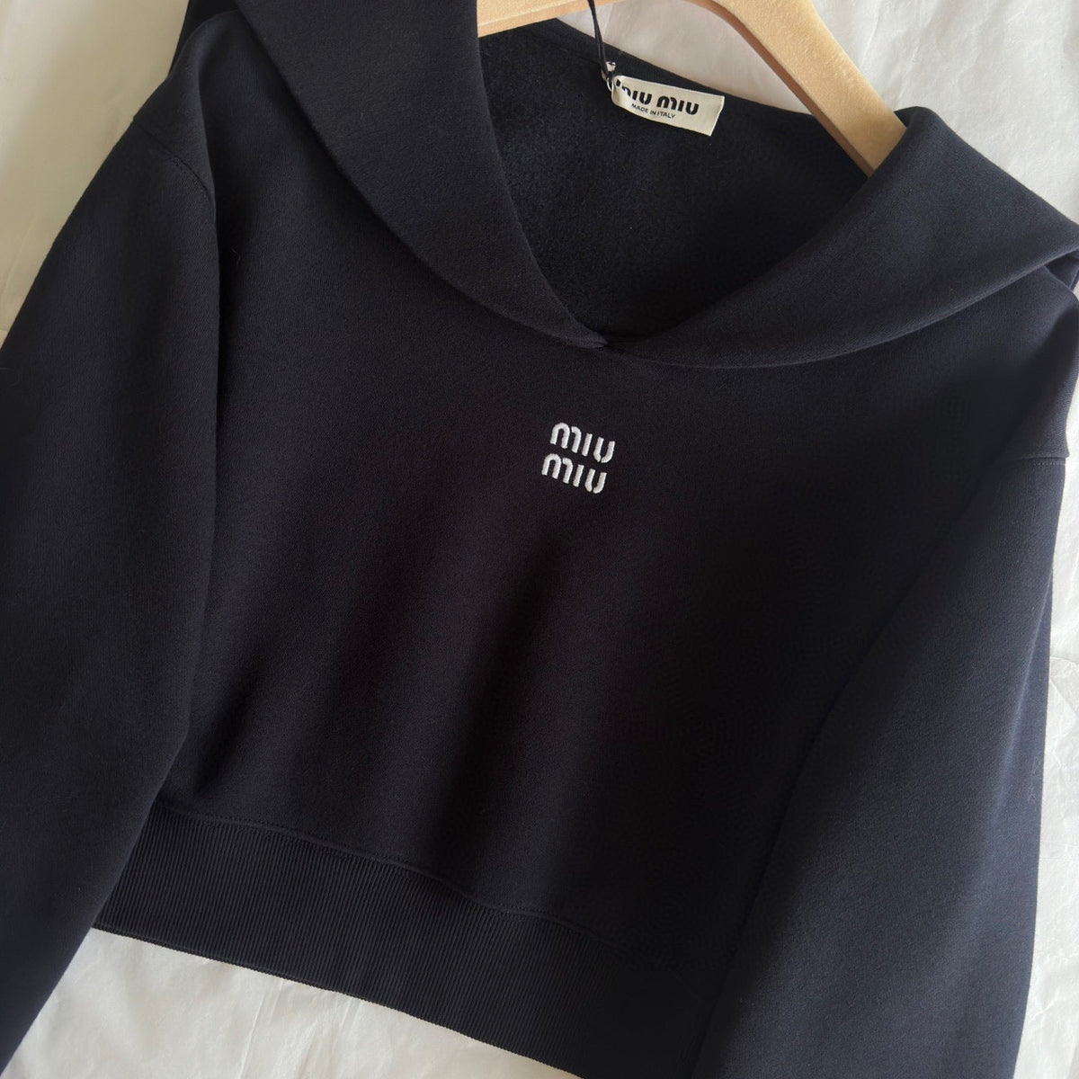 Hoodies- Miu M Sweatshirt Comfortable Luxury Streetwear Hoodie