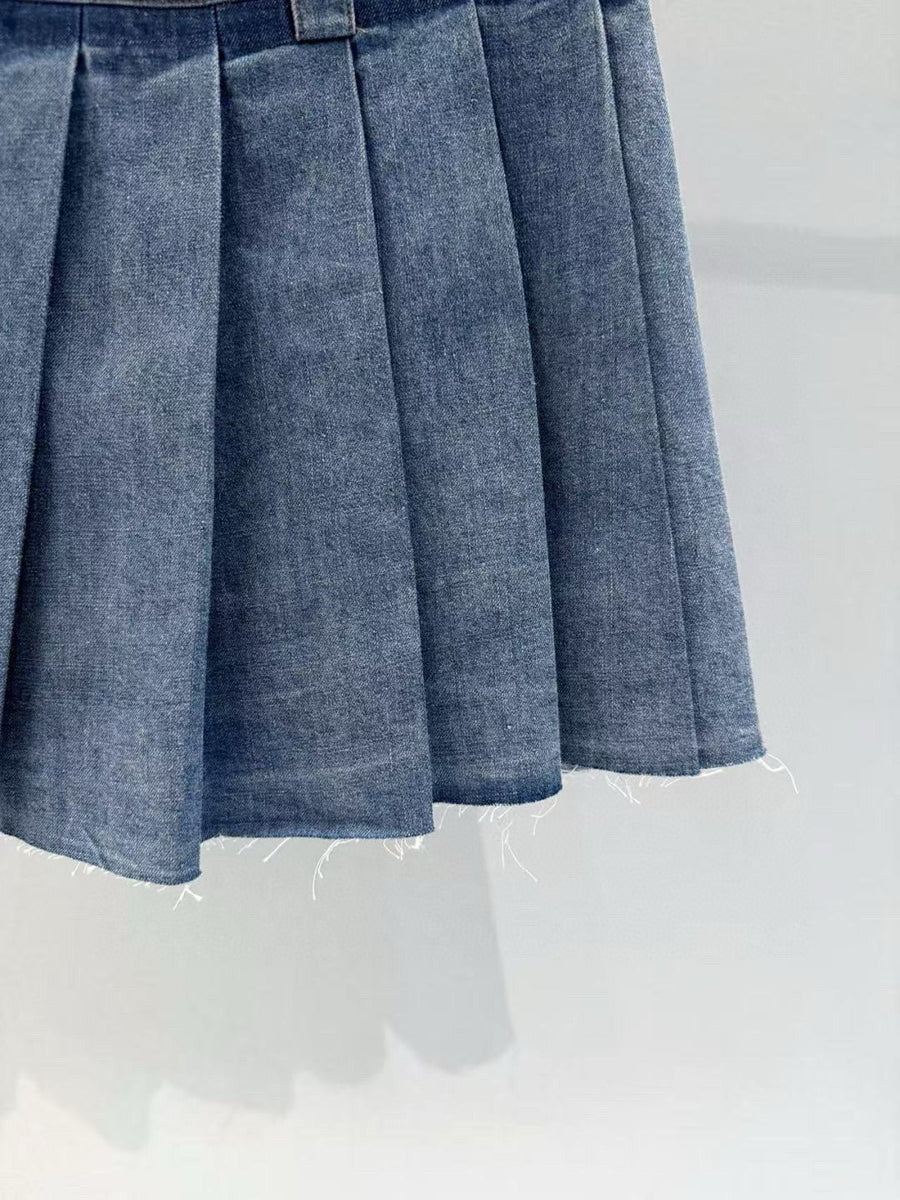 Skirts- Miu M Skirt Elegant Designer Casual Skirt