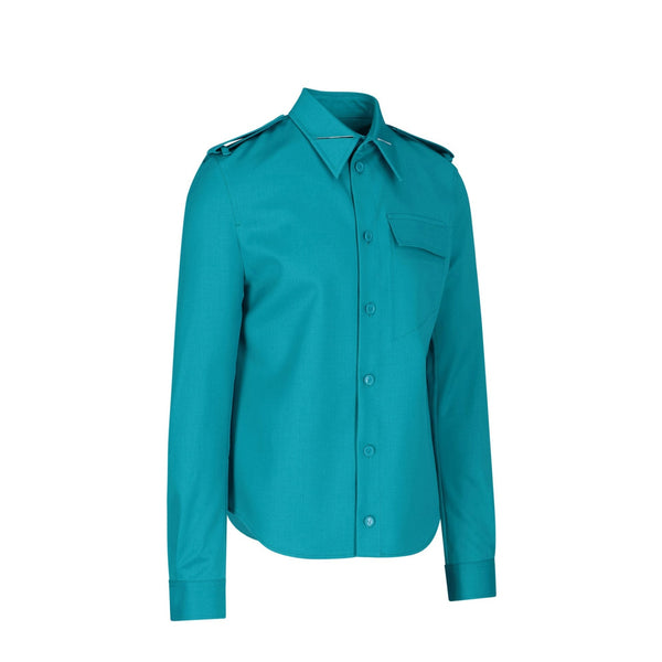 Bottega Veneta Tops? Bottega Veneta Grain De Poudre Wool Shirt Men Premium Designer Casual Top