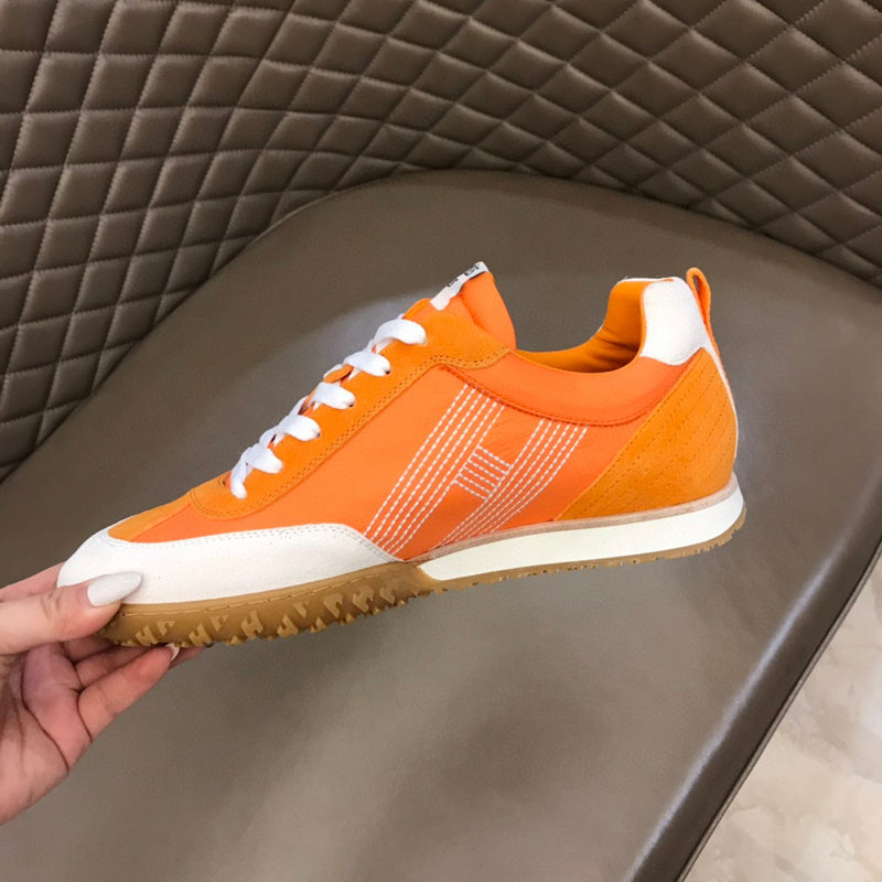 Hermes shoes Style 136 - logo and branding close-up