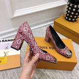 Louis Vuitton shoes Style 243 - back heel detail