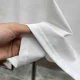 Burberry luxury t-shirt detail shot