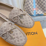 Louis Vuitton White Low-Top Sneakers - Side Profile View