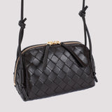Close-up of Bottega Veneta miscellaneous hardware and fine stitching