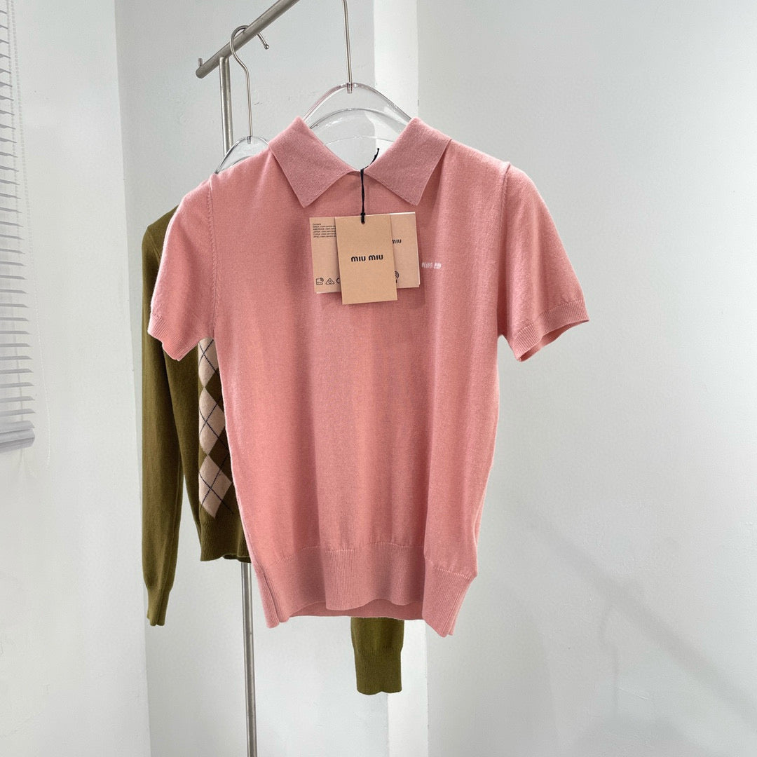Tops- Miu M Top Premium Designer Casual Top