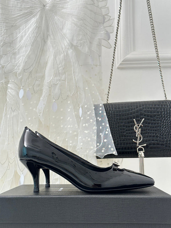 Close-up detail view of Saint Laurent luxury piece style No.010