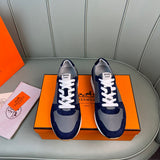 Hermès White Combat Boots - Angled View