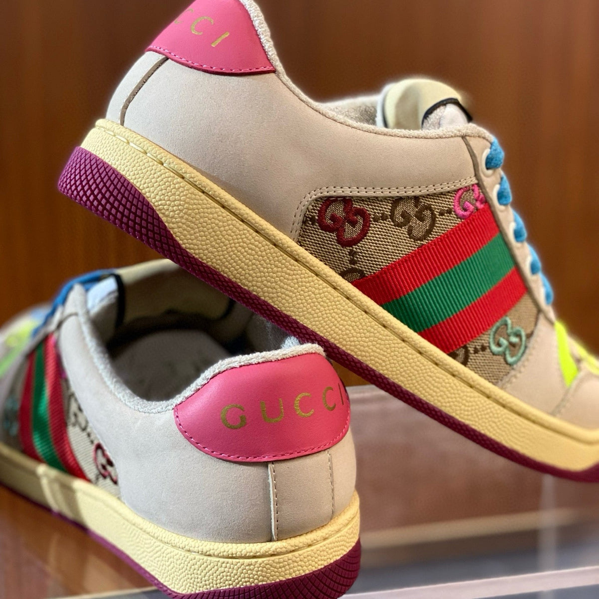 Gucci Shoes? Gucci Screener Trainers Premium Designer Casual Shoes