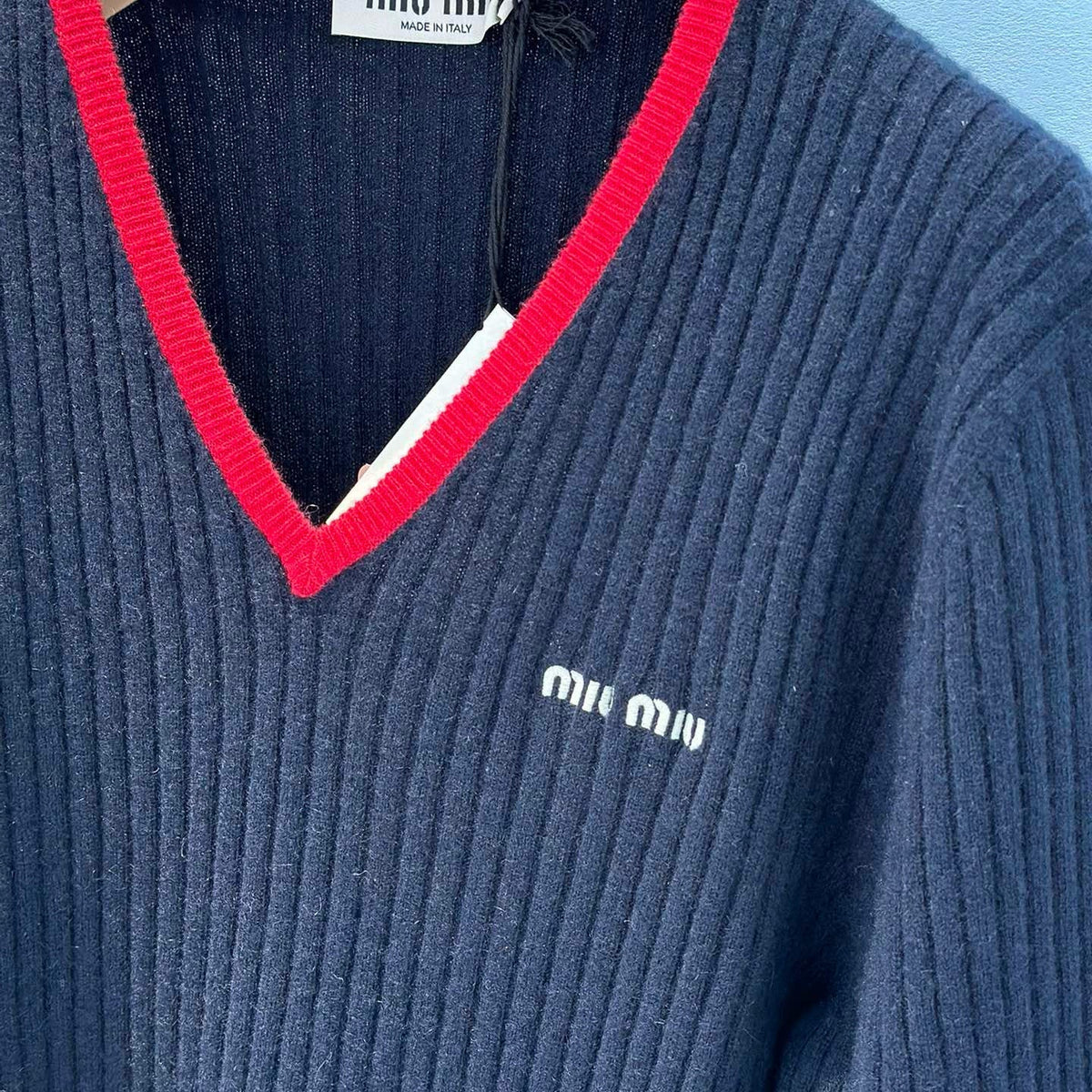 Sweaters- Miu M Sweater Luxury Designer Knit Sweater
