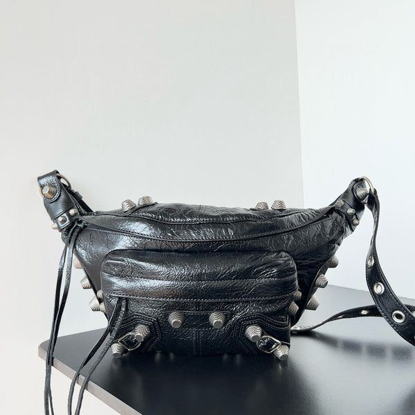 Balenciaga Le Cagole Medium Beltbag – luxury designer bag at Velouxe