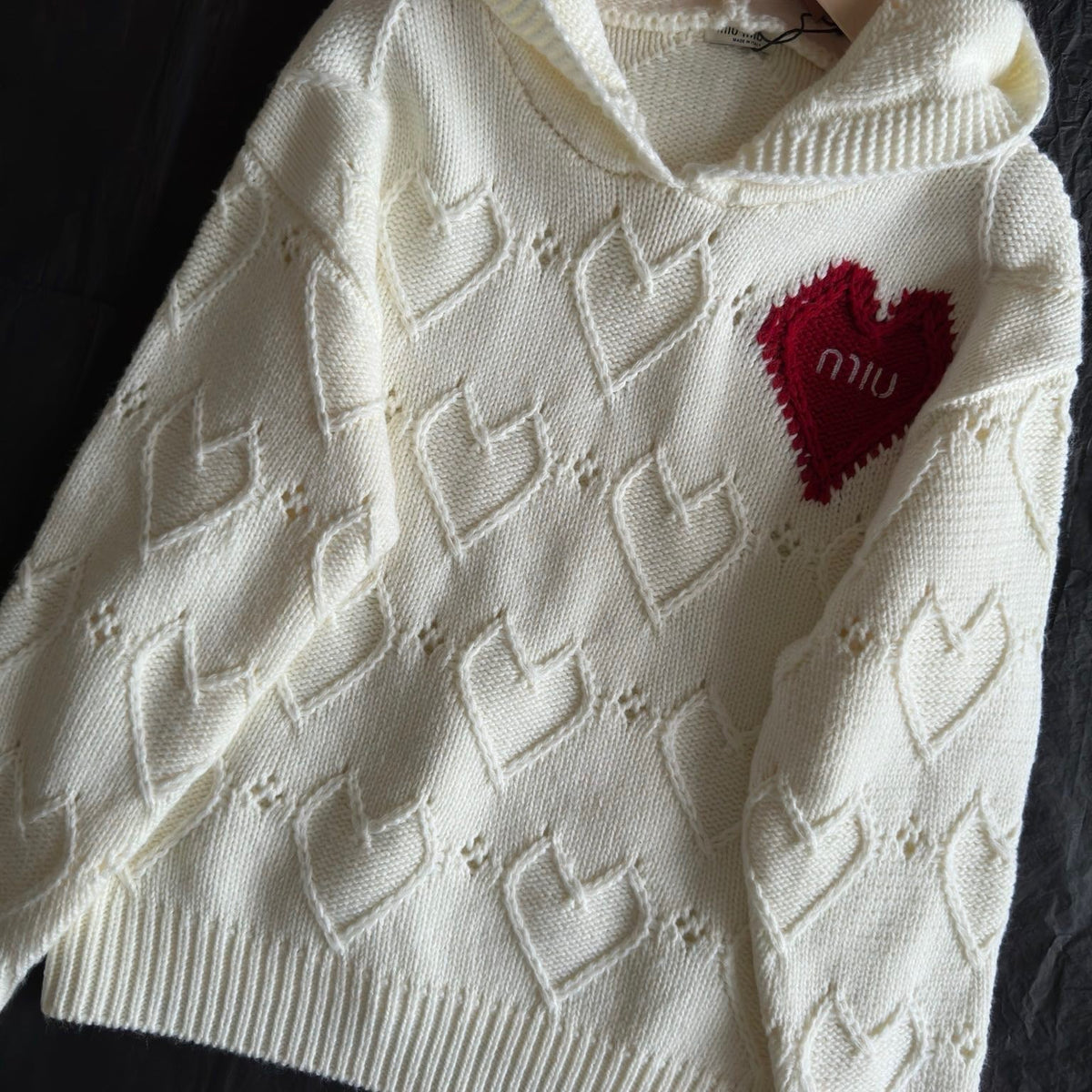 Sweaters- Miu M Jumper Premium Casual Designer Knitwear