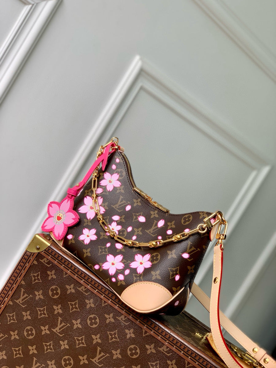 Louis Vuitton Bags- Louis Vuitton Lou x Murakami Boulogne Bag Elegant Everyday Designer Handbag