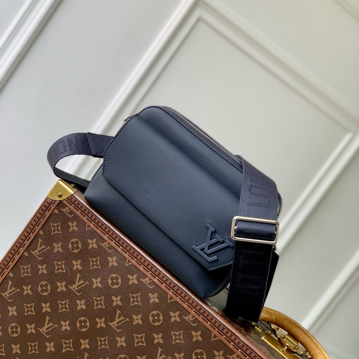 Louis Vuitton Bags- Louis Vuitton Lou Fastline Messenger Bag Luxury Designer Leather Handbag