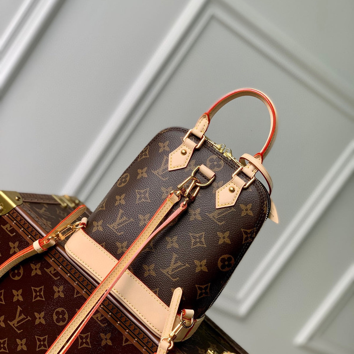 Louis Vuitton Bags- Louis Vuitton Lou Alma Backpack Luxury Designer Leather Handbag