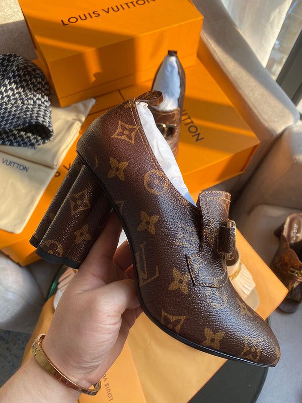 Louis Vuitton designer shoes full view