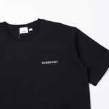 Close-up of Burberry t-shirt craftsmanship