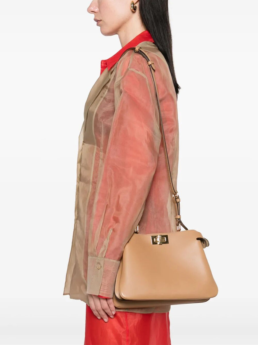 Fendi premium shoulder bags detail and craftsmanship close-up