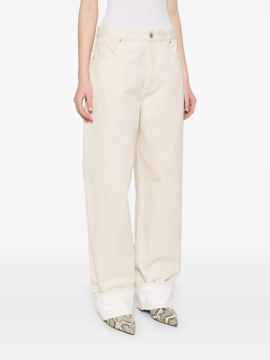 Bottega Veneta pants side profile designer luxury fashion