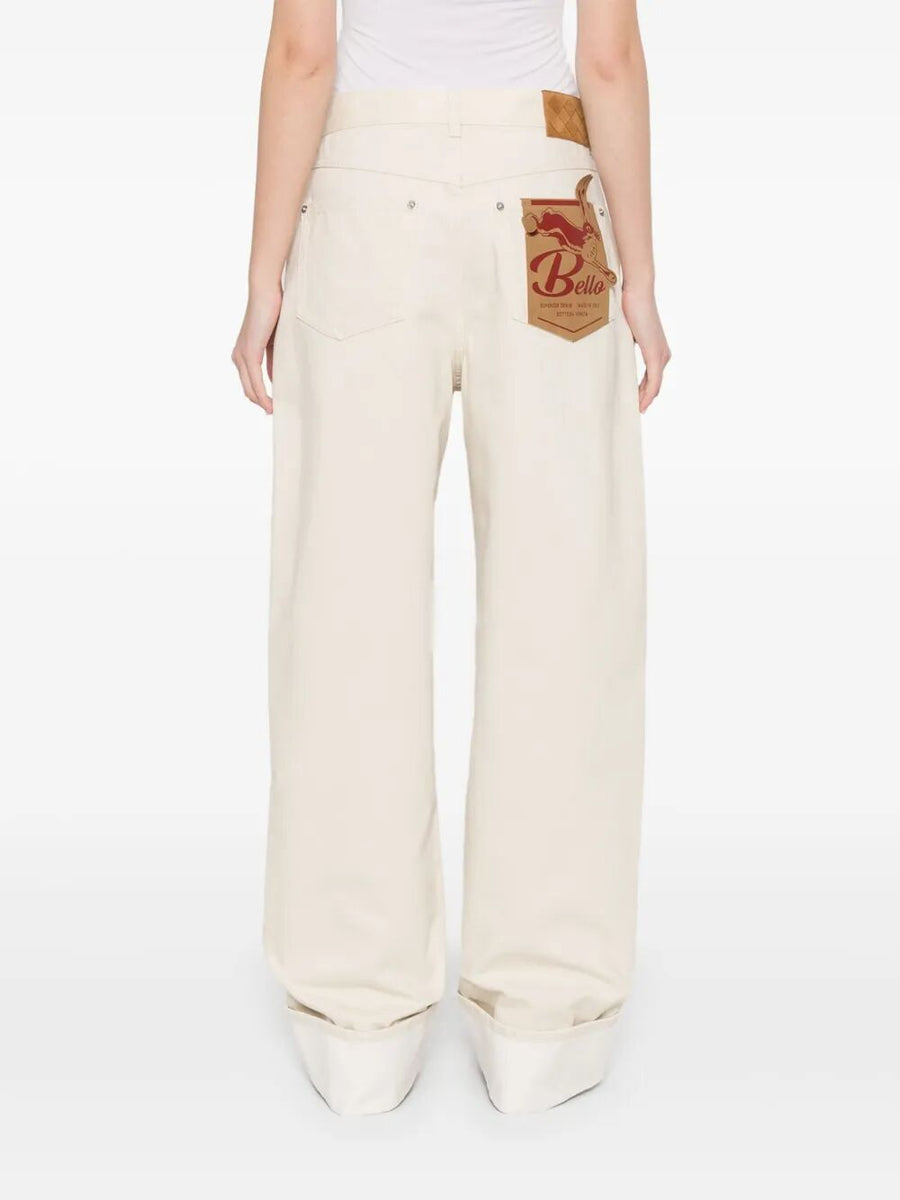 Bottega Veneta pants lifestyle shot premium designer piece