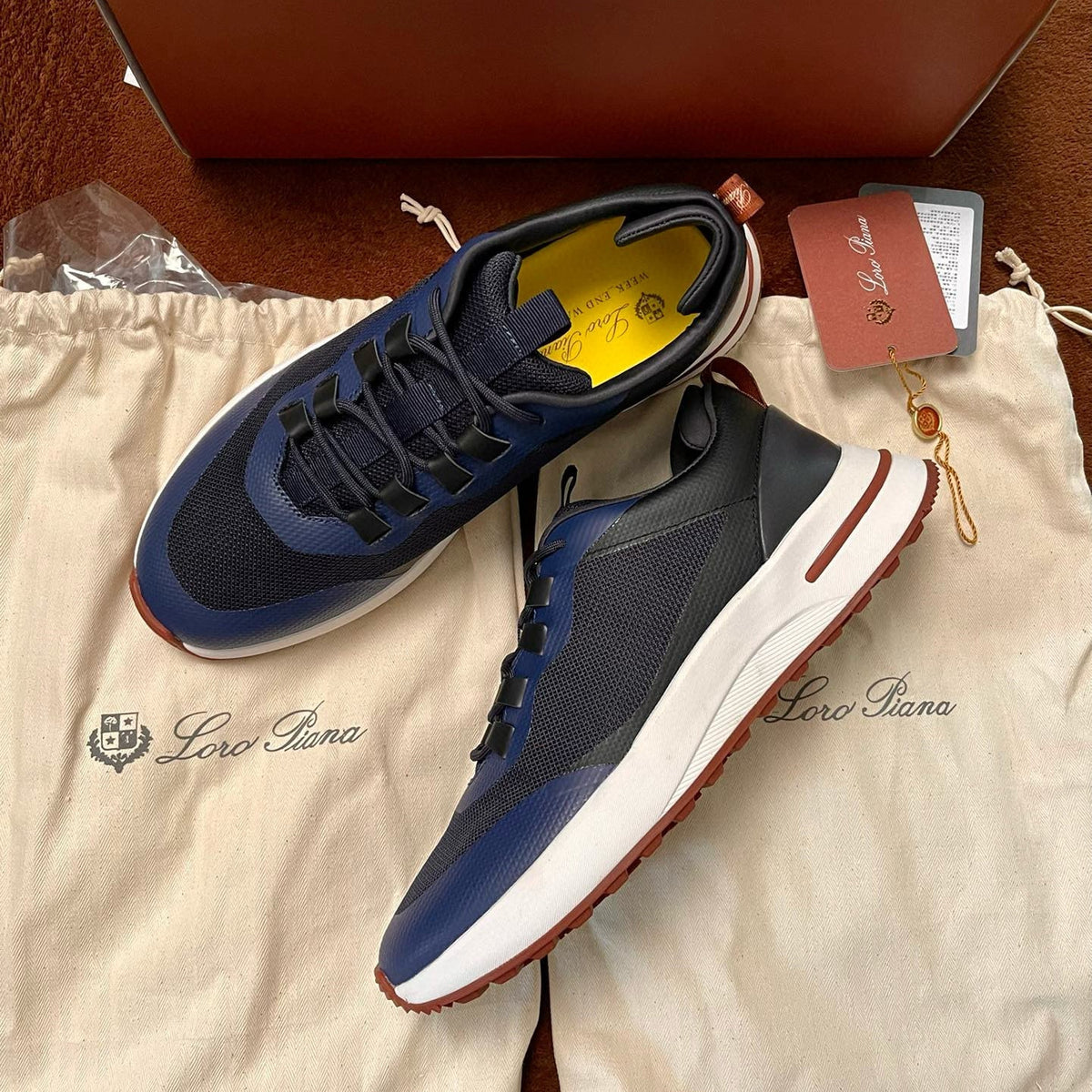 Shoes- Loro P Weekend Walk Trainers Luxury Lifestyle Designer Footwear