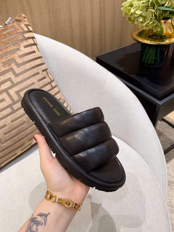 Balenciaga Nude Block Heel Sandals - Back View