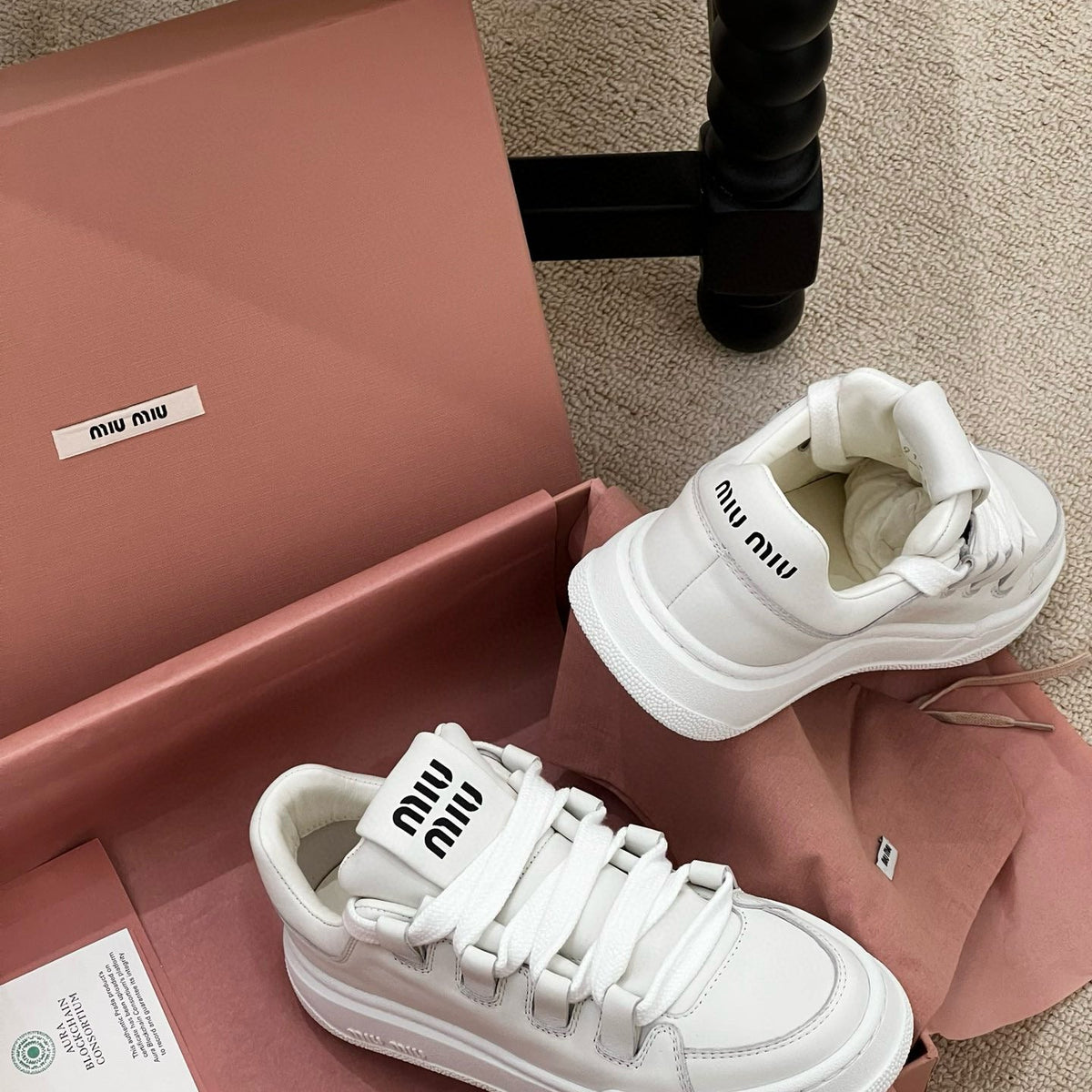 Shoes- Miu M Trainers Comfortable Everyday Designer Shoes