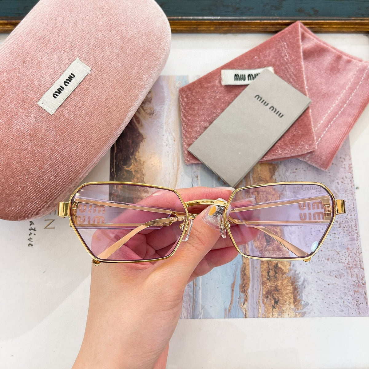 Sunglasses- Miu M Sunglasses Premium Fashion Designer Sunglasses