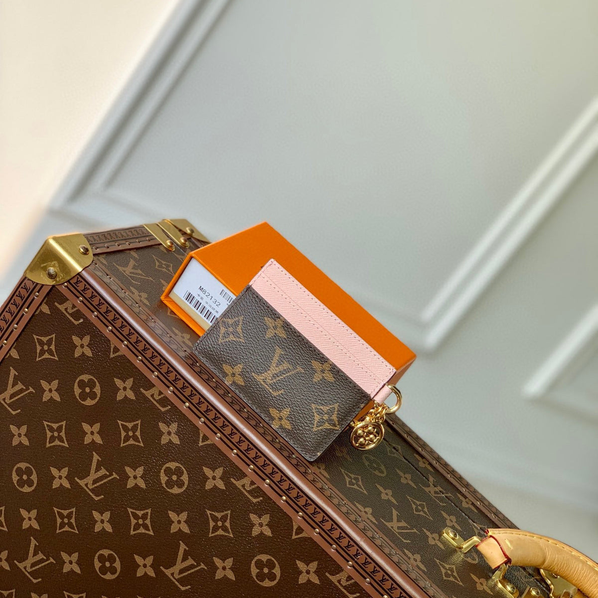 Louis Vuitton Wallets- Louis Vuitton Lou Charms Card Holder Elegant Everyday Leather Wallet