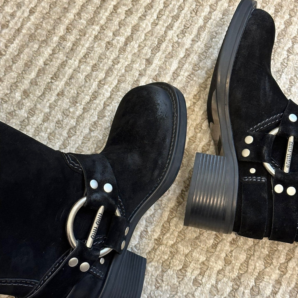 Shoes? Miu M Boots Luxury Lifestyle Designer Footwear