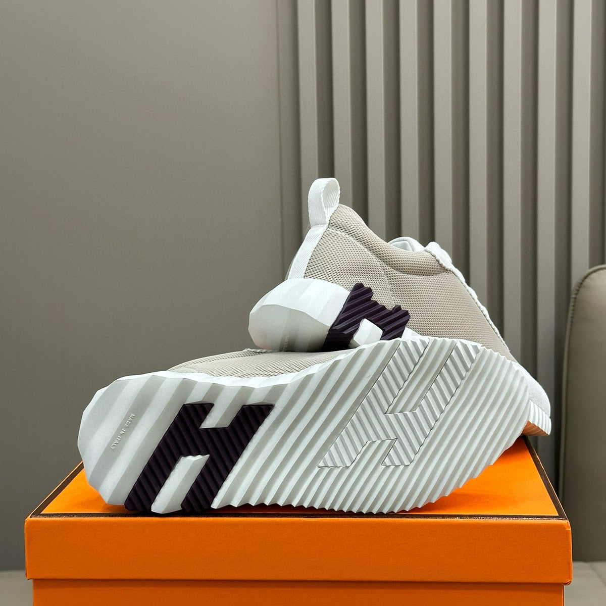 Shoes- Herm Bouncing Sneaker Premium Designer Casual Shoes