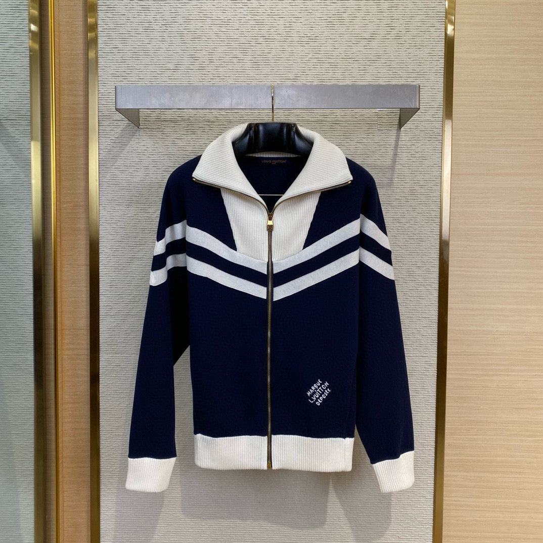Louis Vuitton Sweaters- Louis Vuitton Lou Zip Jumper Premium Casual Designer Knitwear