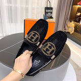 Hermès Black Ankle Boots - Side Profile View
