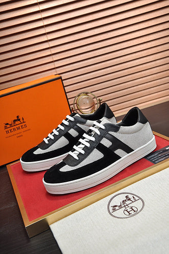 Hermes shoes Style 199 - front view, statement logo accent