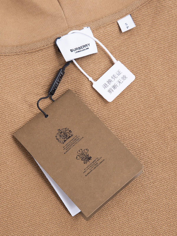 Close-up of Burberry designer clothing craftsmanship
