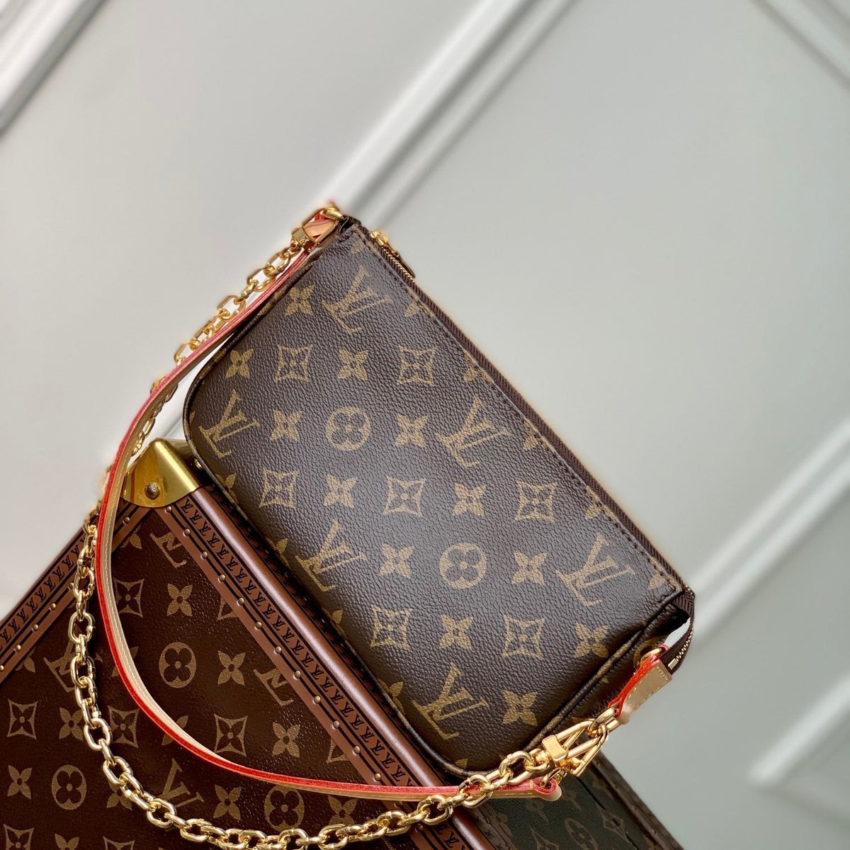 Louis Vuitton Accessories- Louis Vuitton Lou Pochette Accessories Premium Everyday Designer Accessory