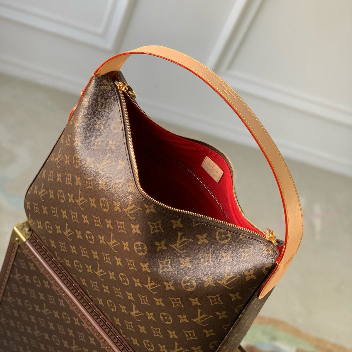 Louis Vuitton Bags- Louis Vuitton Lou Slouchy Mm Bag Luxury Designer Leather Handbag