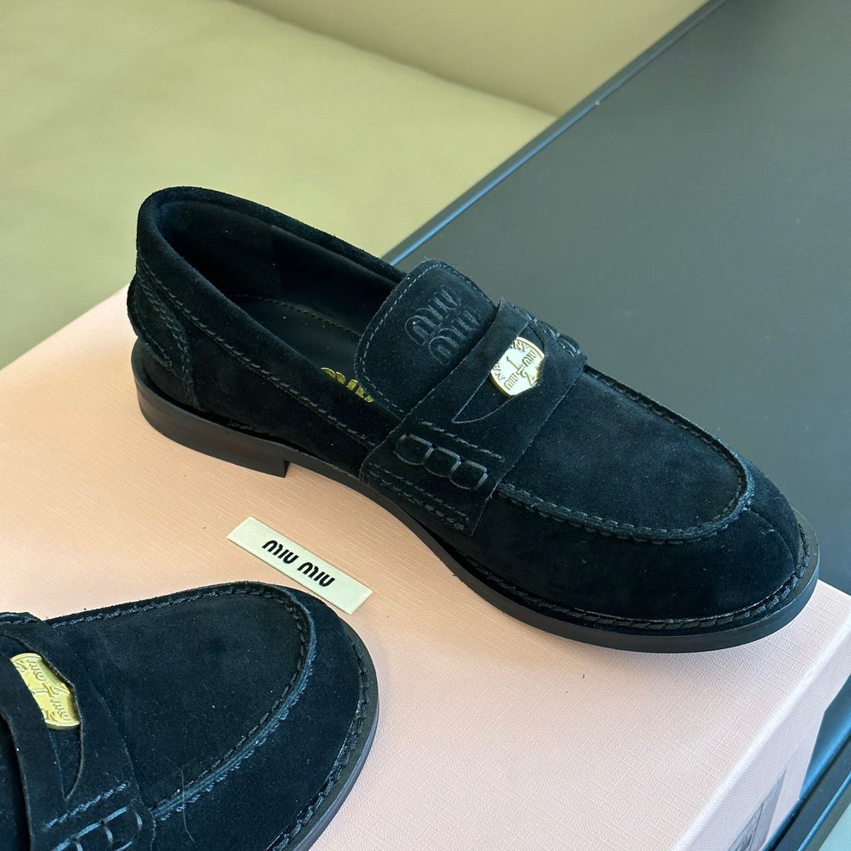 Shoes- Miu M Loafers Comfortable Everyday Designer Shoes